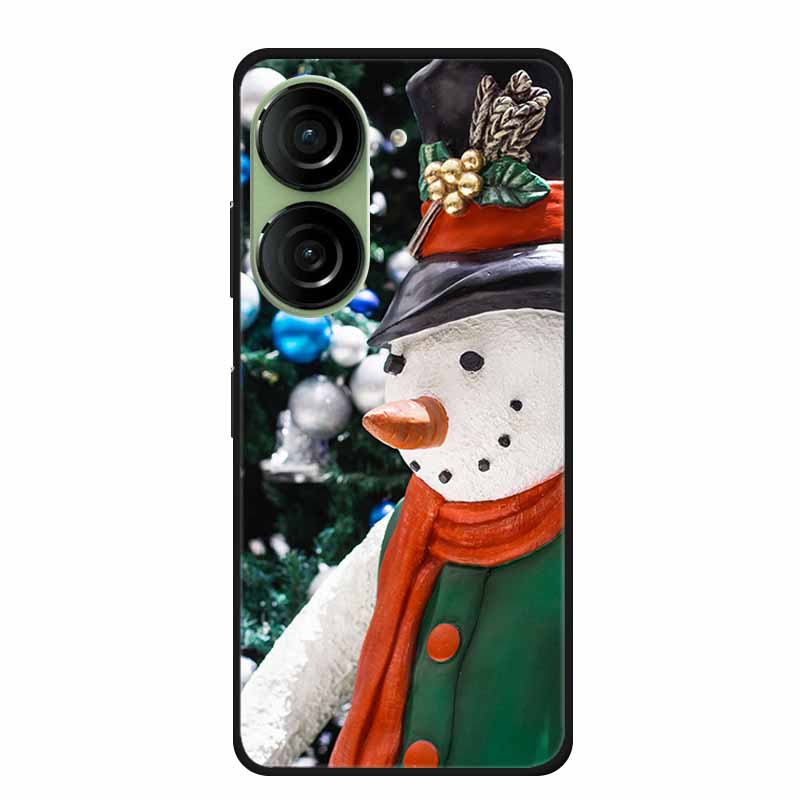 Christmas Phone Case For Asus Zenfone 10 5G AI2302 Cases Soft Silicone For Asus Zenfone 9 AI2202 Shockproof Cover Bumpers Funda