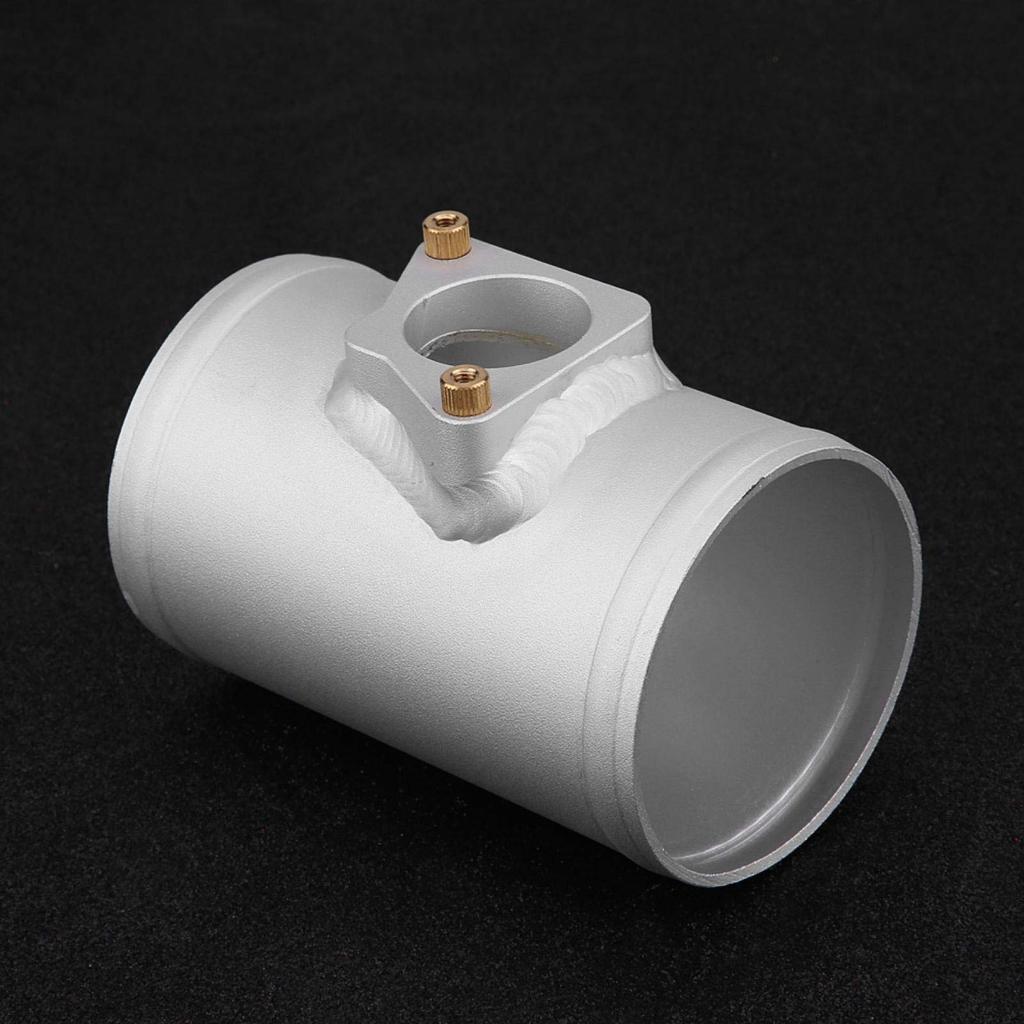 Qiilu Air Flow Meter Sensor MAF Sensor Mount 63 70 76 83mm for Toyota, Mazda, Subaru, Suzuki (Outer Diameter 83MM)