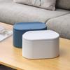 Nordic Eco-Friendly Push-Top Desktop Trash Can with Lid for Living Room