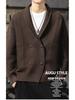 Men's Luxury Double-Breasted Thick Knit Cardigan - Autumn/Winter Loose Warm Sweater Coat