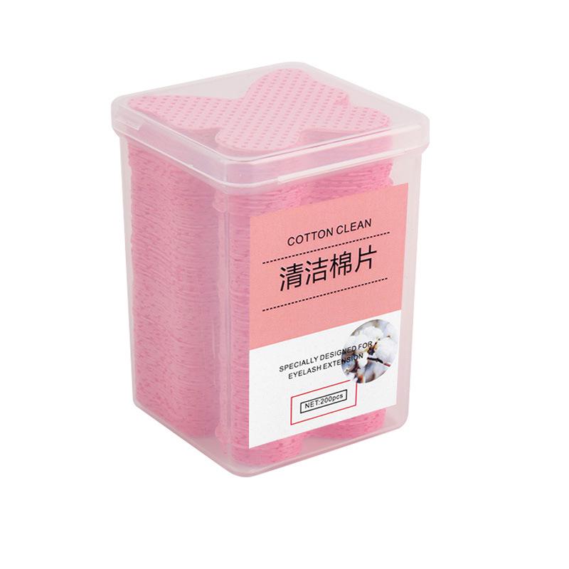 Grafting Eyelash Glue and Nail Art Remover Wipes - Non-woven Fabric Cotton Pads