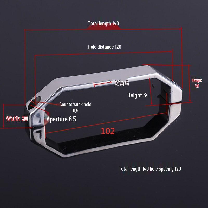 304 Stainless Steel Heavy Duty Pull Handle for Industrial Doors and Windows