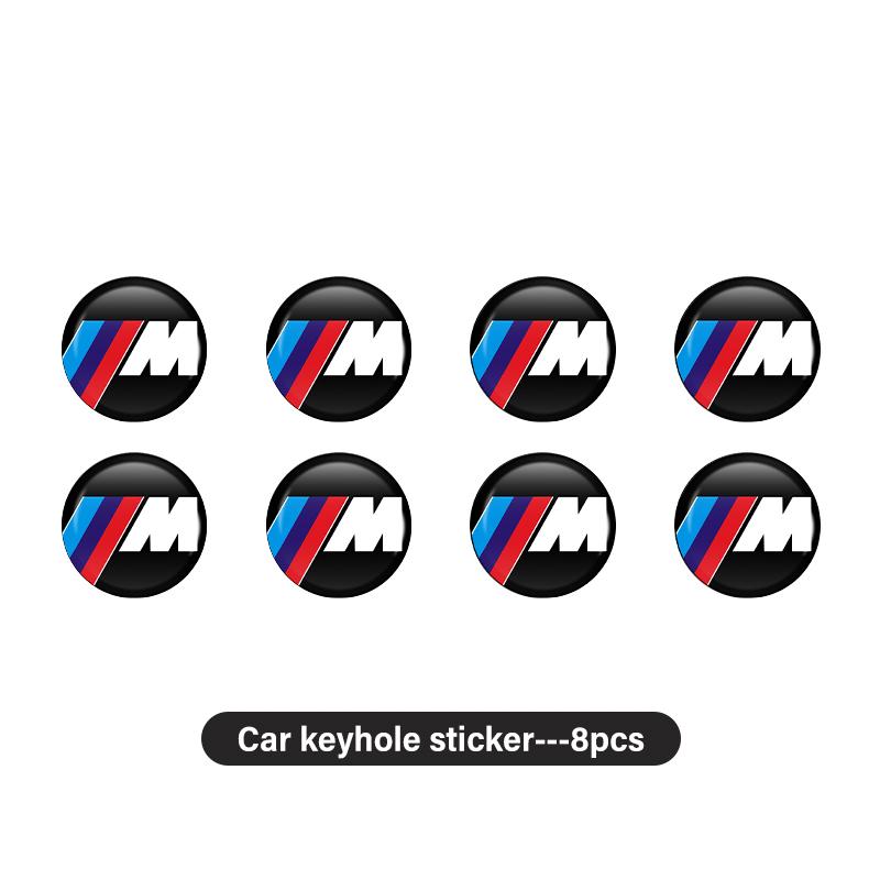Para BMW Estilo de Coche Cerradura Ojo de Llave Pegatinas Antibloqueo Decoración Accesorio G30 G20 M3 M5 E91 E92 E93 E36 E70 X3 X4 X5 X1 E39
