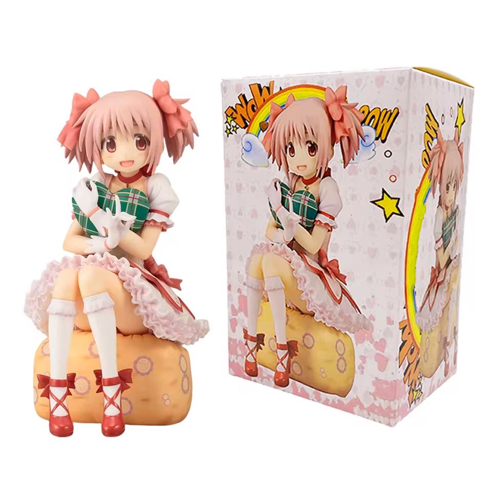 14cm Puella Magi Madoka Magica Aniem Figure Madoka Action Figure Magic Girl Model Decor Statue Doll Toys Christmas New Year Gift