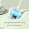 Portable Leafless Neck Fan: Silent, USB Rechargeable, Foldable, Mini Pocket Design