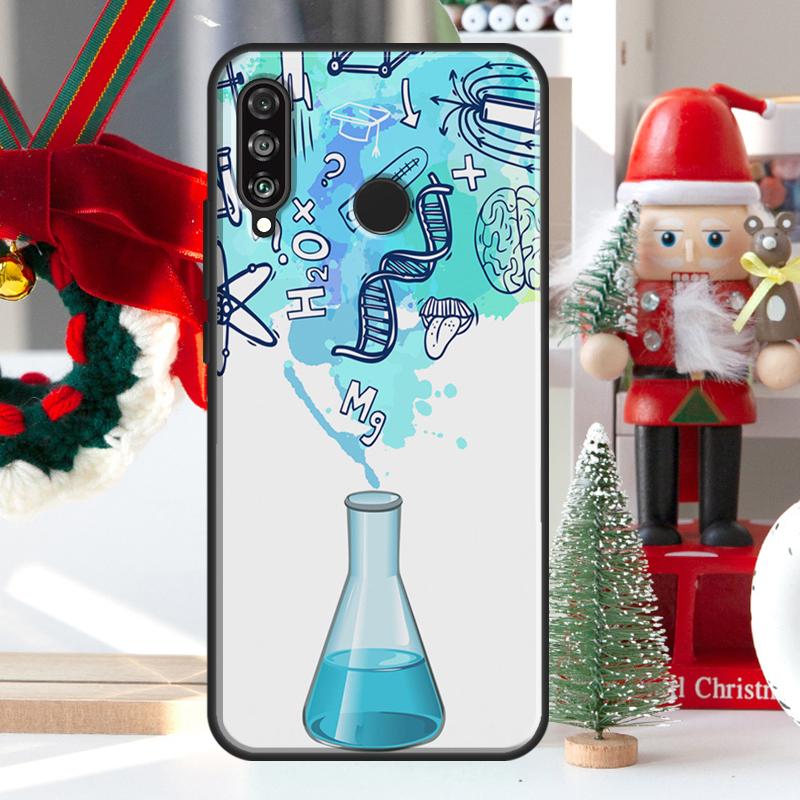 Science Chemistry Style For Huawei Nova Y73 Y60 Y70 Y90 Y72 Y61 Y91 7i 8i 11i 12i 12s 9 10 SE P20 P30 P40 Lite Case
