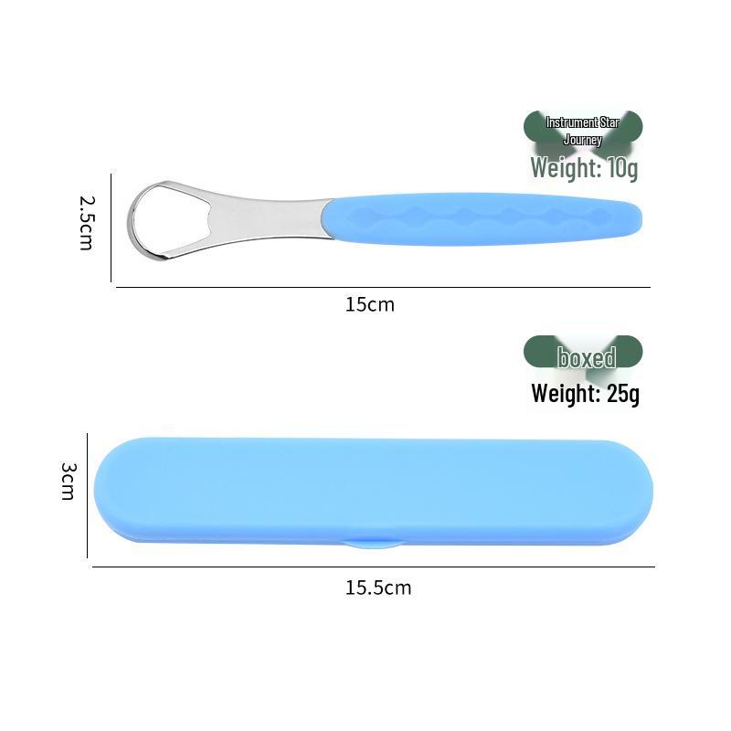 Stainless Steel Tongue Scraper & Oral Cleaning Tool