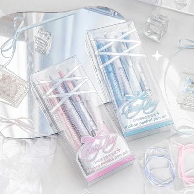 4 Stücke Mode Einfache Nette Gel Stifte Für Kinder Einfarbig Ballett Serie Schreibwaren Gel Stift Schreibfeder Student Lieferungen