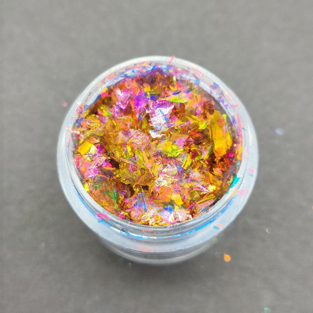 Opal Pink Color-Changing Dragon Scale Glitter - 0.5g High Gloss Iridescent Nail Art