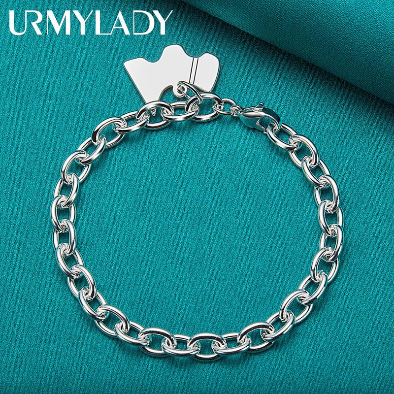 Brățară cu pandantiv câine norocos din argint 925 pentru femei bărbați bijuterii de logodnă la modă pentru petrecerea de nuntă