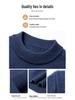 480g Men's Thickened Wool Sweater - New Winter Style, 100% Pure Wool, Solid Color Knitted Design