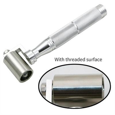 Wallpaper Flat Pressure Steel Roller For Wallpaper Gaps DIY Wallpaper Seam Rolling Tool Hand Metal Tool Flat Wheel Roller