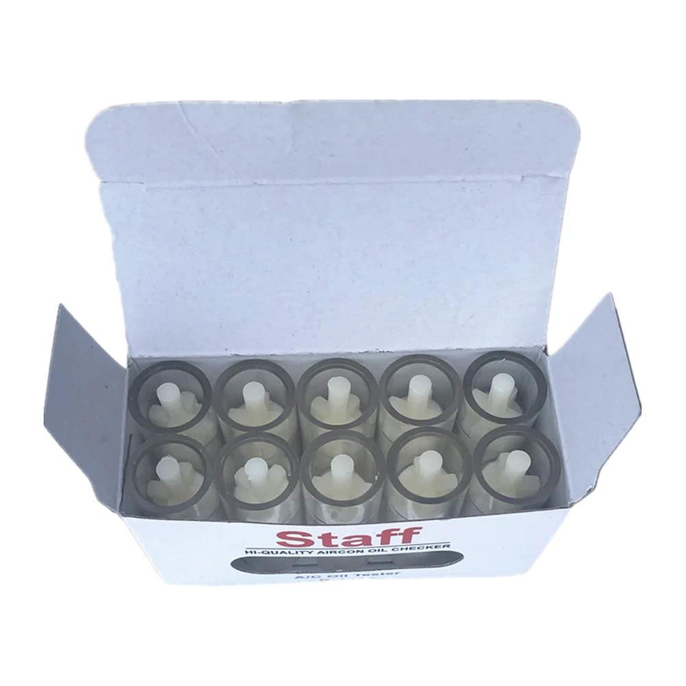 10/5/1Pc Car Aircon Oil Checker R134A Auto Air Conditioning System Refrigeration Oil Testing Instrument A/C Oil Test Cotton Tool