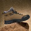 TUINANLE Fashion Winter Warm Plush Fur Snow Boots Lace Up Leather Men Boots Outdoor Cotton Shoes Walking Hiking