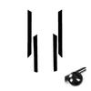 For 1998-2005 BMW 3Series E46 5D Interior Glossy Carbon Fiber Sticker Wrap Trim