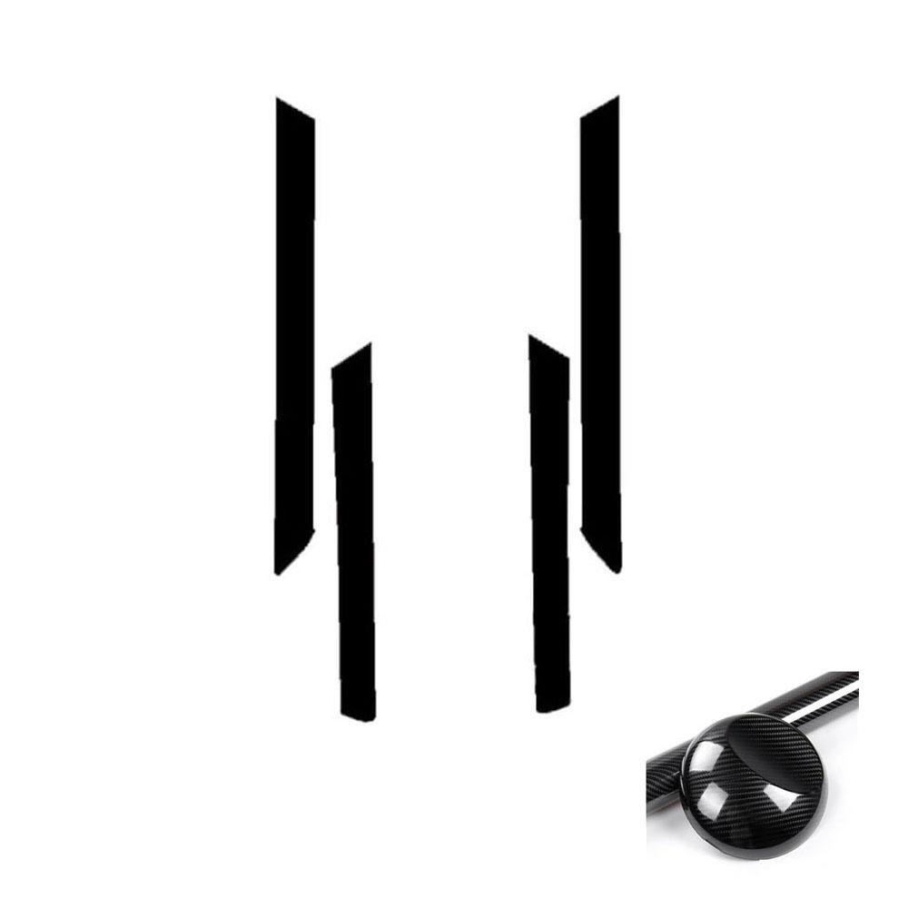 For 1998-2005 BMW 3Series E46 5D Interior Glossy Carbon Fiber Sticker Wrap Trim