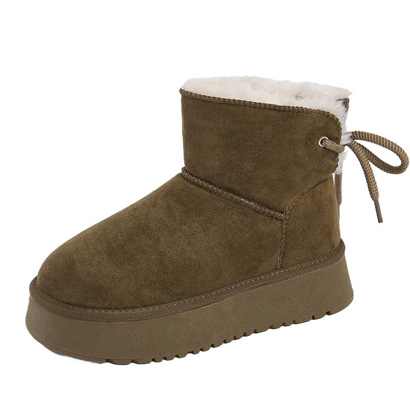 Snow boots women's new winter velvet thickened short women's boots thick-soled thermal cotton shoes women's cotton boots women's