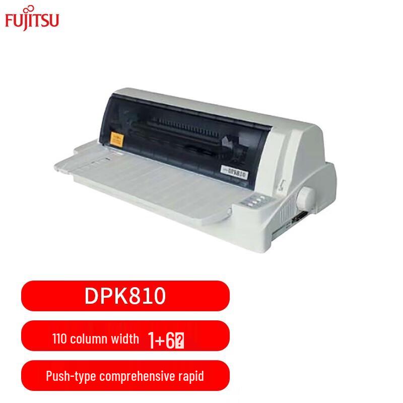 FUJITSU DPK810 High-Speed 110-Column Dot Matrix Printer CN plug (adapter included)
