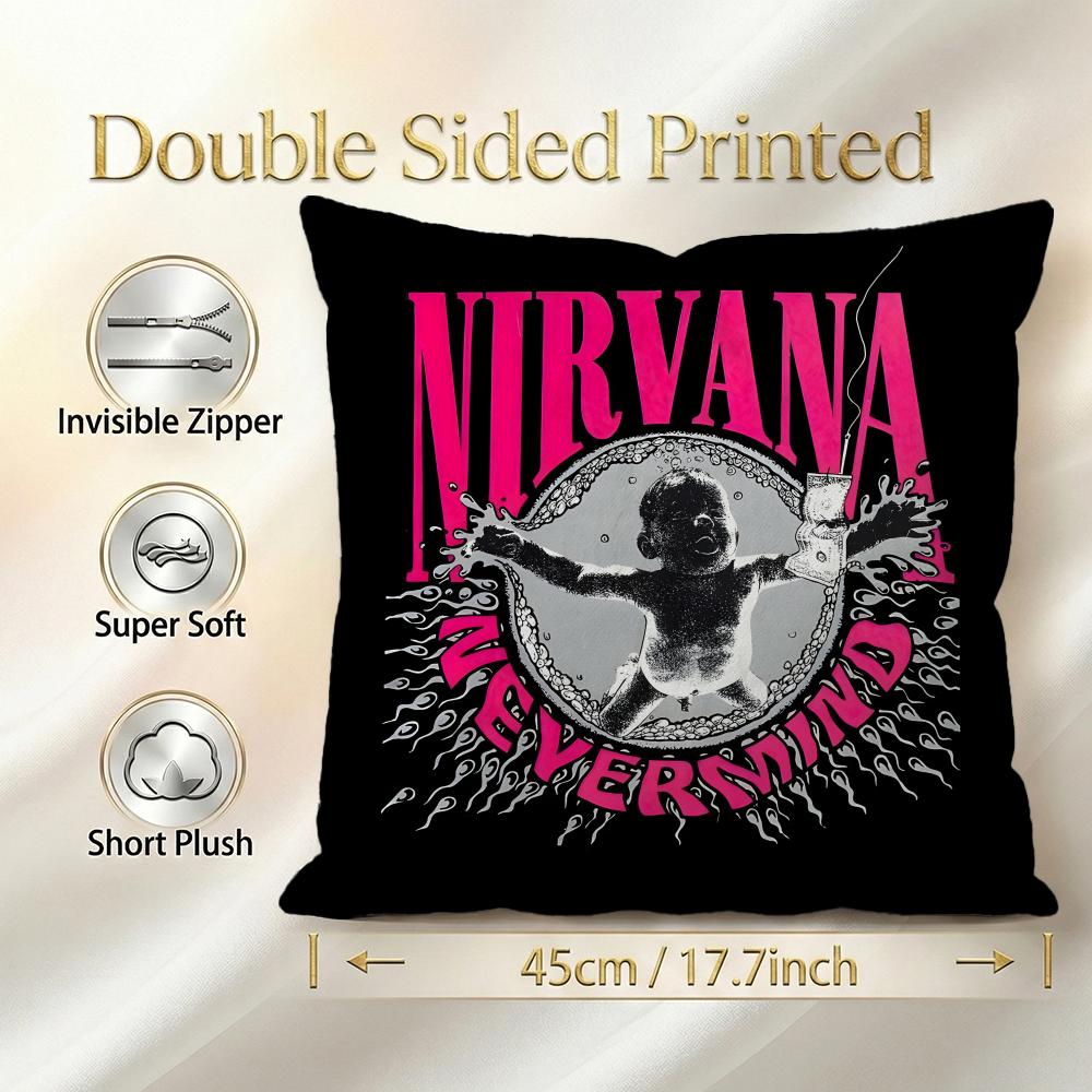 Ramones Cushion Cover Cushion Cover Set 4Pcs 50X50 45X45 40X40 Pillowcase Decorative Sofa Home Decor
