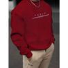 Men's Paris Print SWEATS Hoodies  Loose Fit Print Casual Round Neck Top Men's Autumn Winter Warm Round Neck Hoodie Pullovers & Long Sleeves Men’s