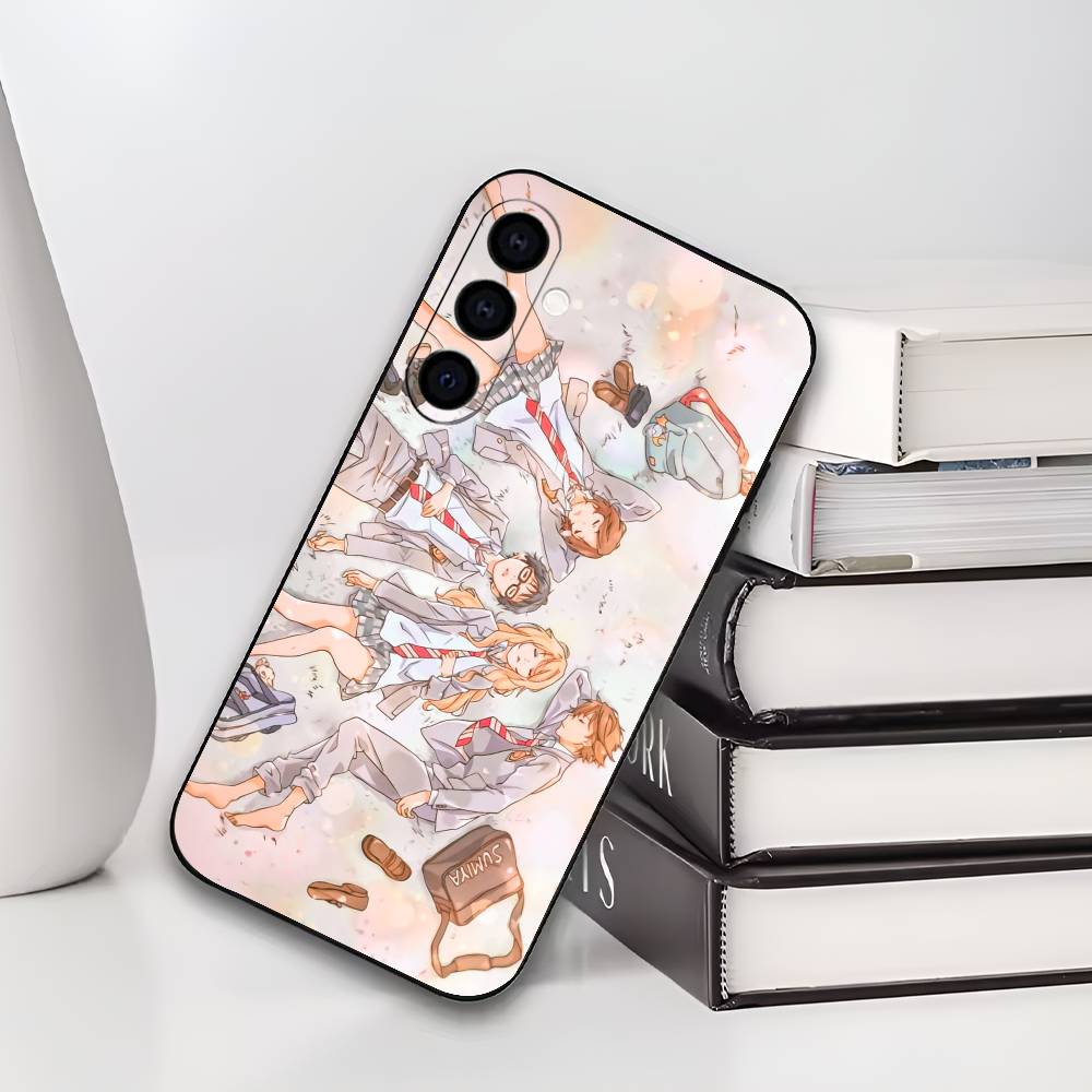 Y-Your Lie IN A-APRIL Phone Case For Samsung Galaxy A73,A72,A71,A70,A53,A52,A51,Soft Silicone Black Cover
