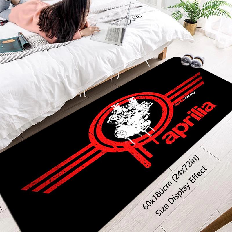 Floor Mat Non-slip Foot Rug Italy Aprilias Racing Motorcycles Hallway Carpet Kitchen Water Absorbed Rugs Bedside Mats Home Decor