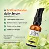 Vela's 20% Vitamin C Glow Booster Face Serum with Vitamin E & Hyaluronic Acid for Skin Brightening | Skin's Glow Instantly & Reduces Dark Spots | 3