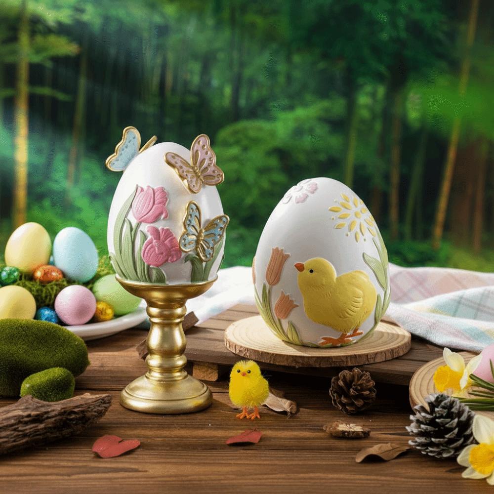 Butterfly Pattern Easter Egg Decoration Easter Decor Festival Atmosphere Decor  Easter Party