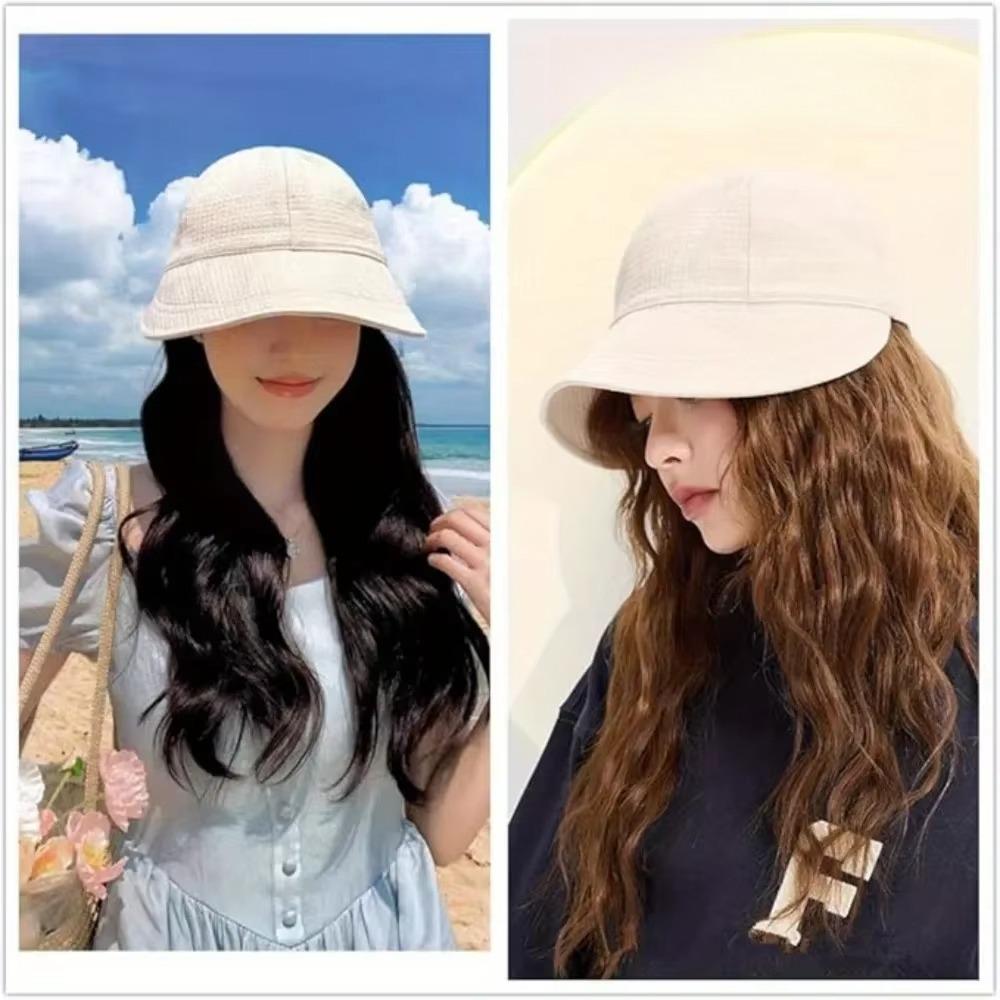Solid Color Bucket Hat for Women UV Protection Outdoor Sports Hat Casual Sun Hat Gift Rapala Sun Protection Face Kastking