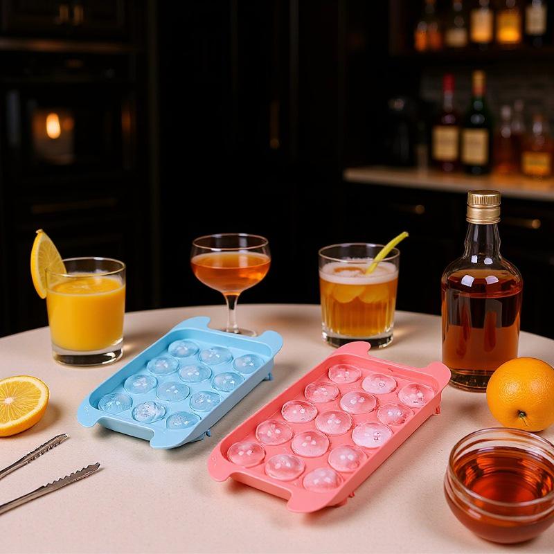 Spherical Ice Cube Tray - DIY Ice Ball Mold for Household Refrigerators