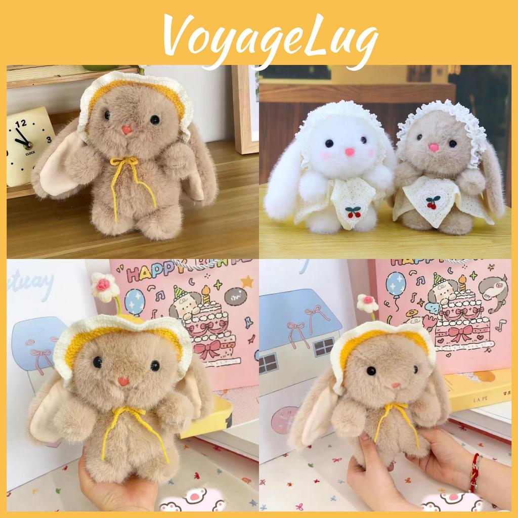 Animal Rabbit Plush Keychain Toys For Kids Bedroom Decoration Pendant Gifts
