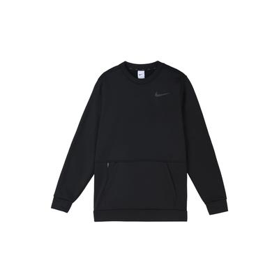 Felpa Therma Training Pullover Manica Lunga Uomo Top Nero CU7272-010