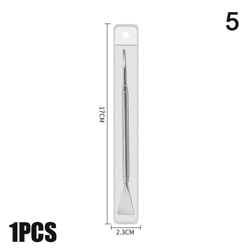 

1/3 шт. косметический шпатель из нержавеющей стали для макияжа, аппликатор для тонального крема, маски для глаз, ложки для удаления черных точек