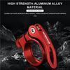 RIDERACE 31.8/34.9mm Bicycle Seat Clamp Quick Release Aluminium Alloy For MTB BMX Road Mountain Bike Seatpost Mount Saddle Lock