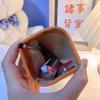 Mini Portable Pu Leather Earphone Bag Headphone Accessories Storage Mini Earbuds Package Case For Cable Dropship