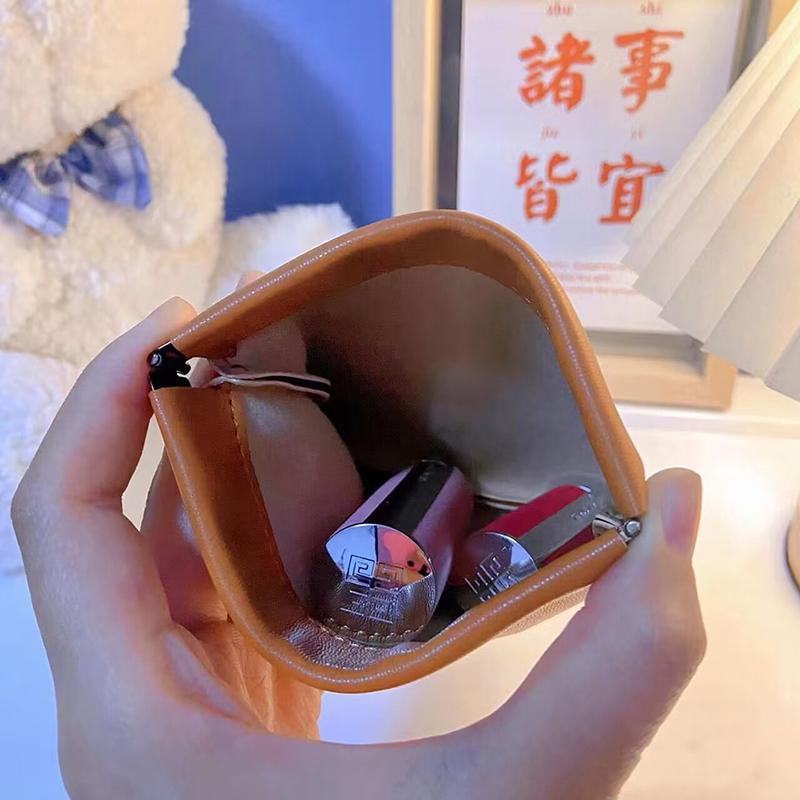 Mini Portable Pu Leather Earphone Bag Headphone Accessories Storage Mini Earbuds Package Case For Cable Dropship