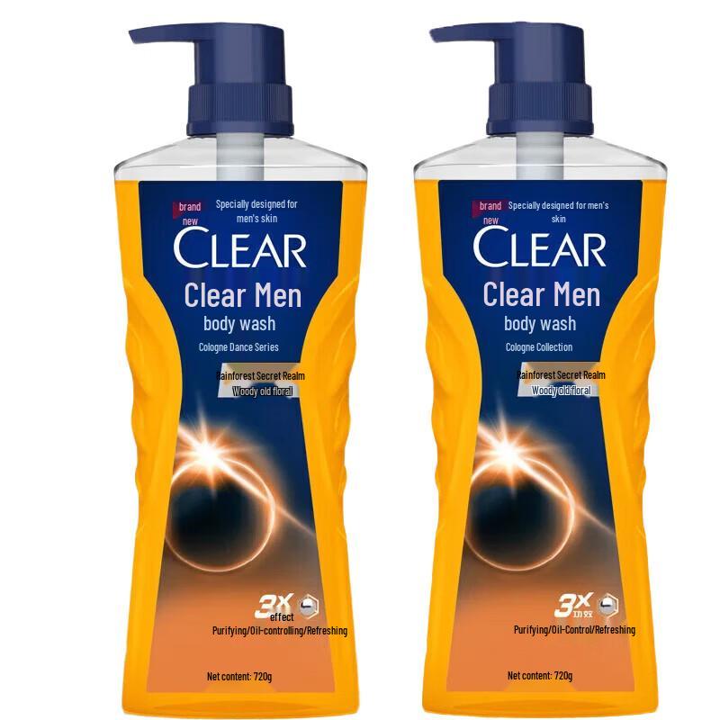 Clear Men Rainforest Cologne Scent Body Wash