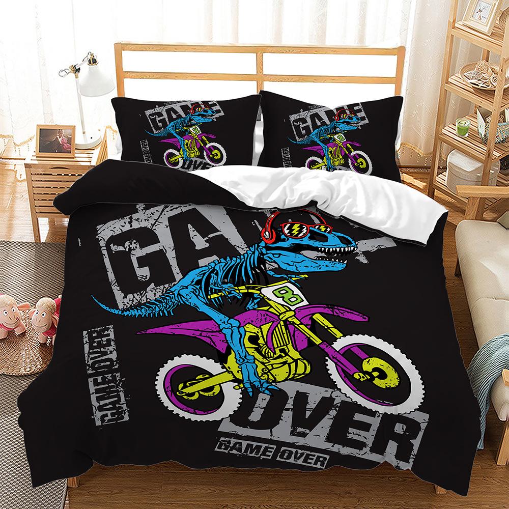 Dinosaur Bedding Duvet Cover, Household Bedding Large Duvet Cover and Pillowcase Australia/EU/US Single/double Bed Full Size