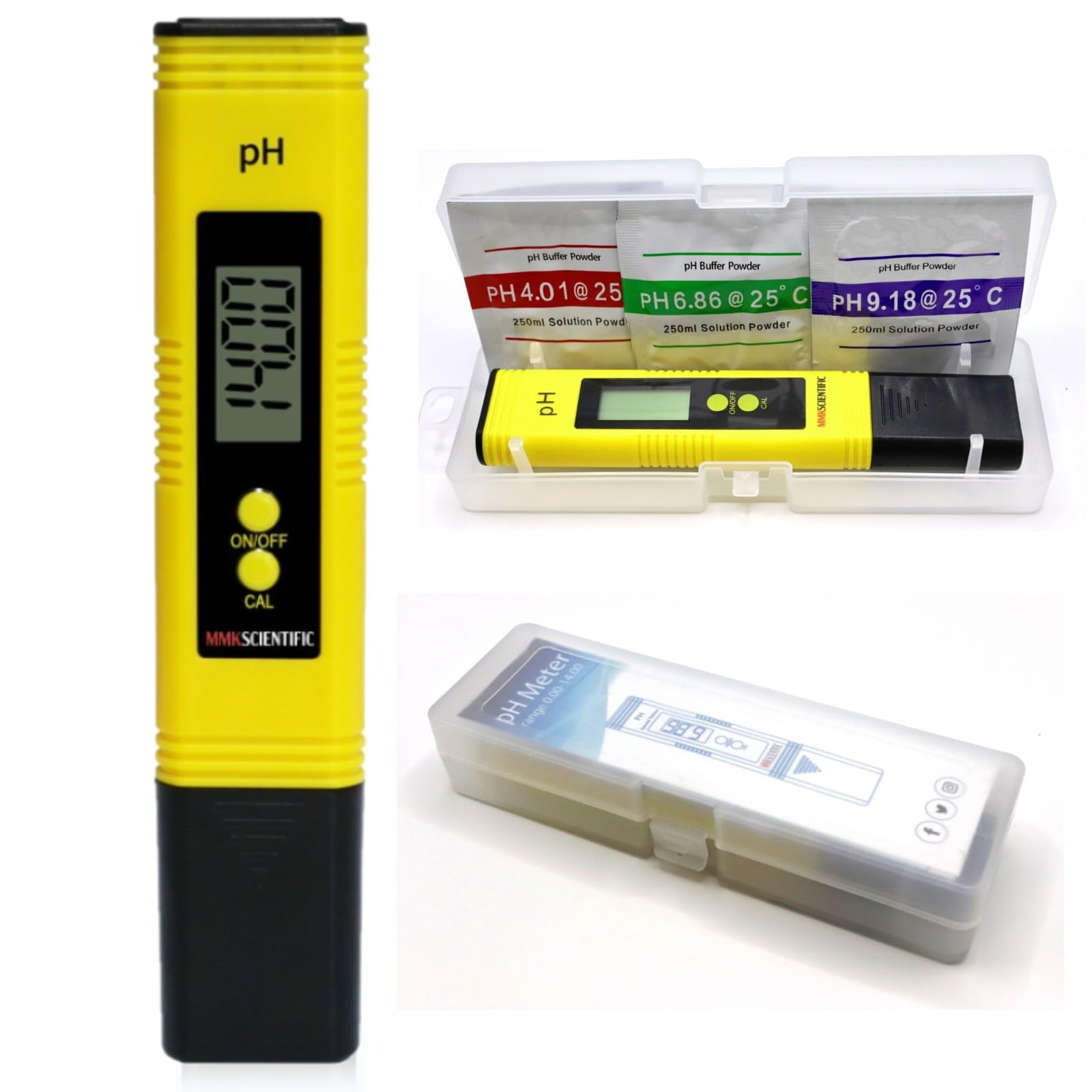 

MMK SCIENTIFIC Digital pH Meter Type with Manual Calibration Agent and Instruction Manual Warranty [Japanese Manufacturer] MK-02 General-Purpose