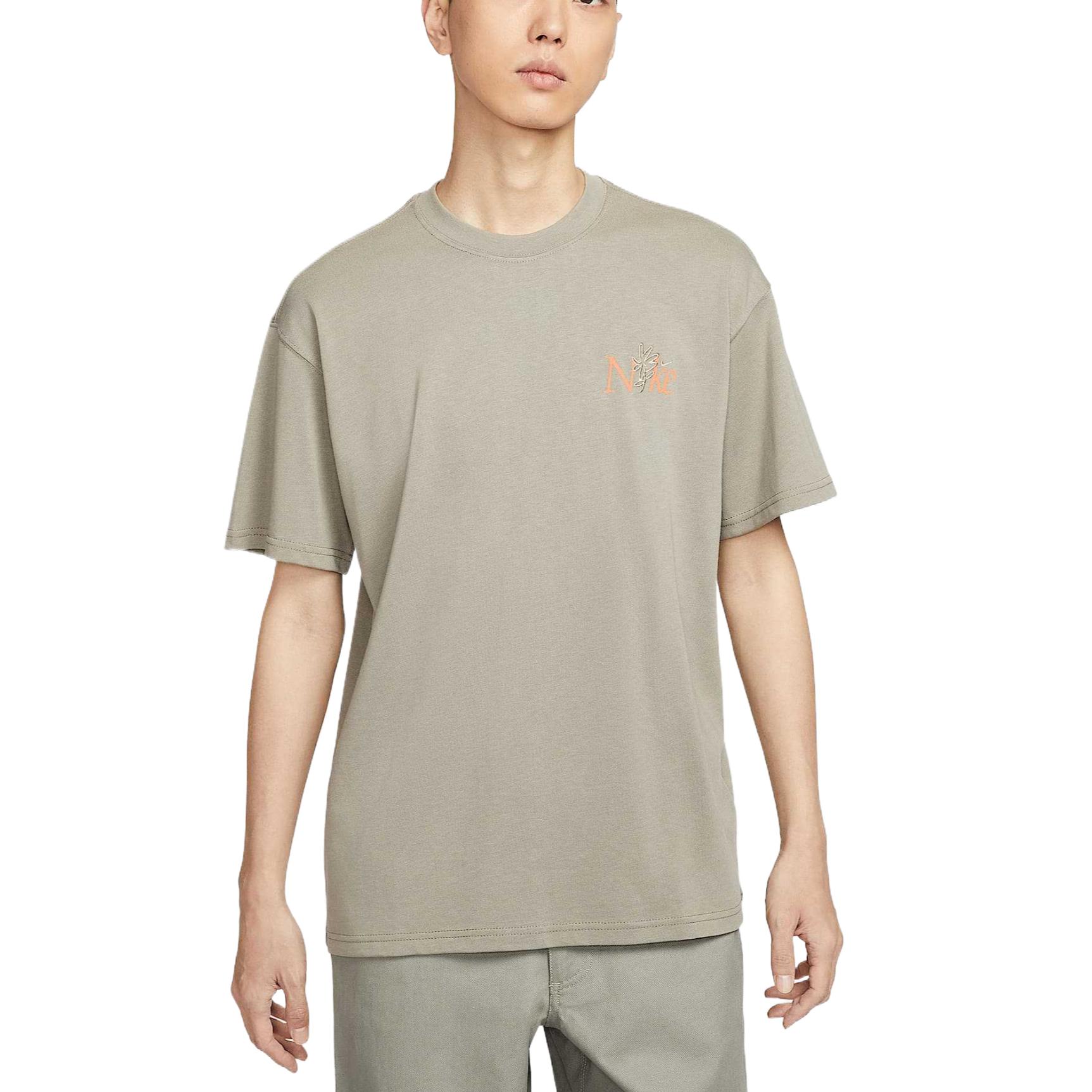 

Nike Max90 Classic Fashion Simple Versatile Short Sleeve T-Shirt Men Tops Light-Army-Green HJ0615320 2XL