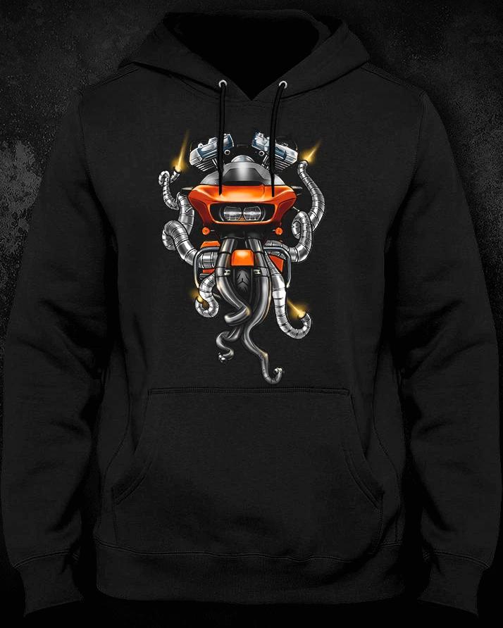 Road Glide Motorcycle Hoodie for Harley-Davidson Bikers and Fans