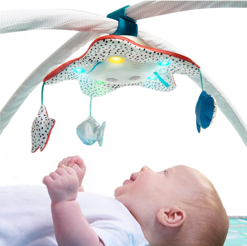 Tiny Love Gimnastyka/Mata Edukacyjna Z Pałąkami I Karuzelką - Skarby Oceanu