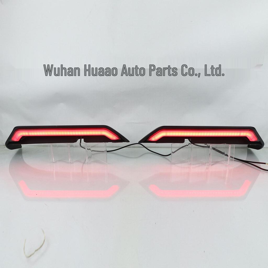 Compatible LED Sequential Turn Signal Tail and Roof Spoiler Lights for Jeep Wrangler, Tank 300, and Beijing BJ40.