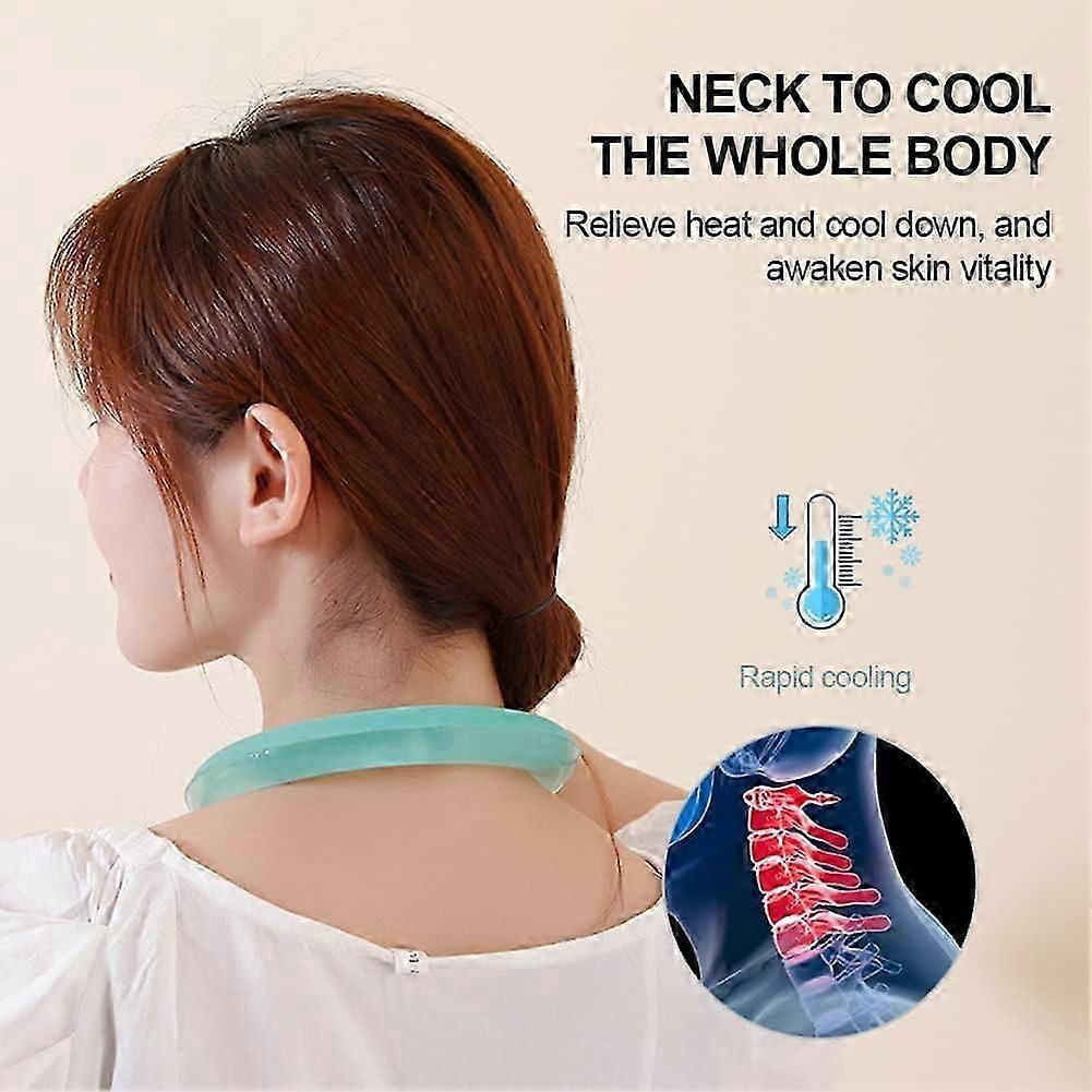 Neck Cooling Tube, Wearable Cooling Neck Wraps, Reusable Neck Cooler, Neck Cooling Ring