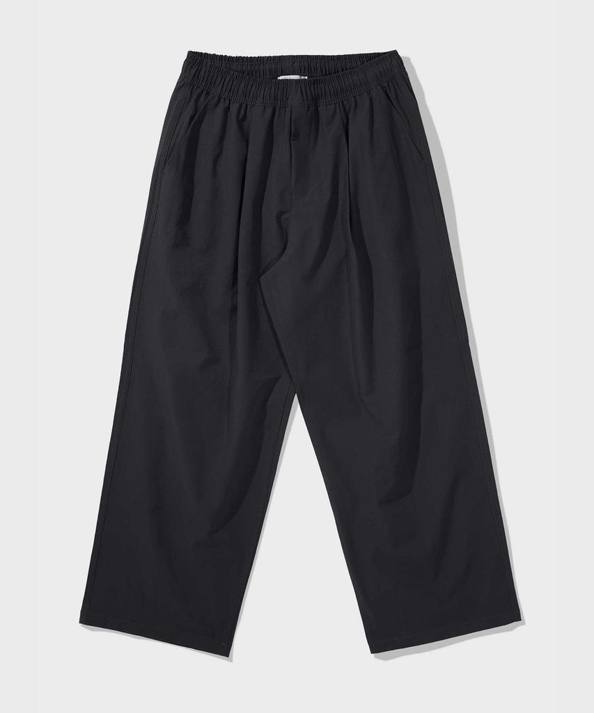 FFEFF STUDIO 23Ss High-Tension Wide Elastic Waist Pants (Charcoal)