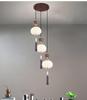 Modern Chinese Spiral Chandelier for Duplex Villas and Restaurants