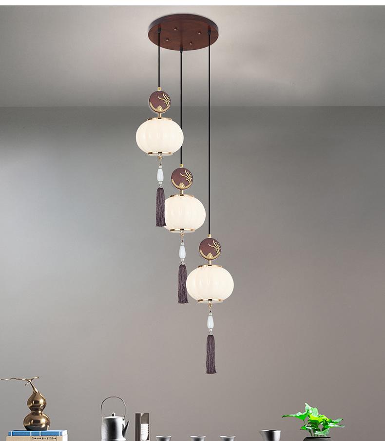 Modern Chinese Spiral Chandelier for Duplex Villas and Restaurants