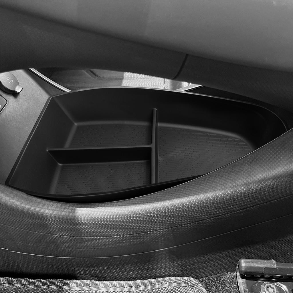 for BYD Yuan PLUS 2026 Center Console Lower Layer Storage Box Anti-slip Tray Organizer Car Interior Accessories Black