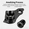 Aluminum Alloys Universal Derailleur Hanger Light Weight Bike Tail Hook Replacement Bicycles Frame Rear Hook Enduring