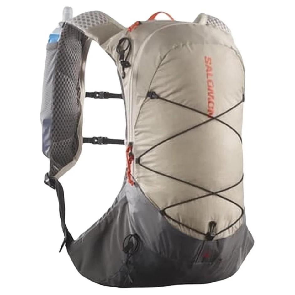 SALOMON 10L Mountaineering Hiking Short Distance Outdoor Bag Polyester Feather Gray/Black Unisex LC2184800